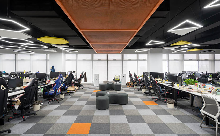 合肥游戏公司办公室装修设计案例和效果图
