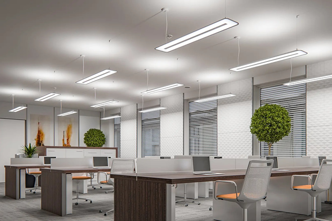 办公室照明一般用什么灯？每平米多少瓦？
