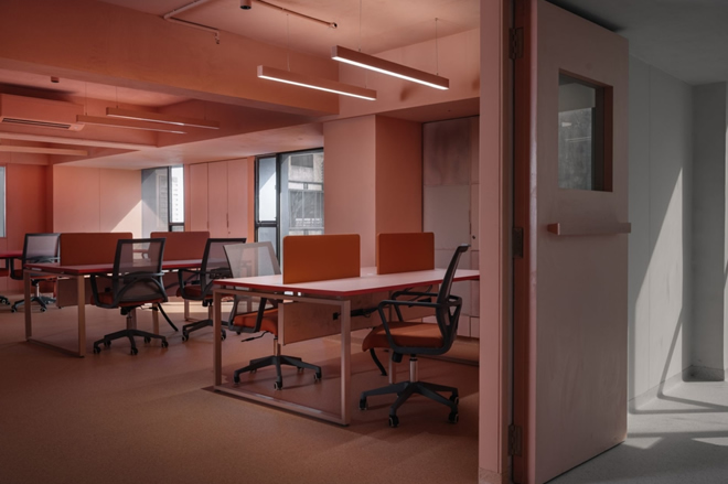 RGB色彩办公室空间设计